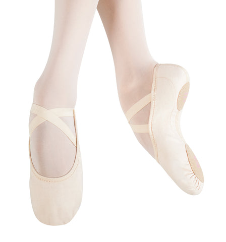 MDM Adult "Intrinsic" Canvas Split-Sole Ballet Slippers for Women