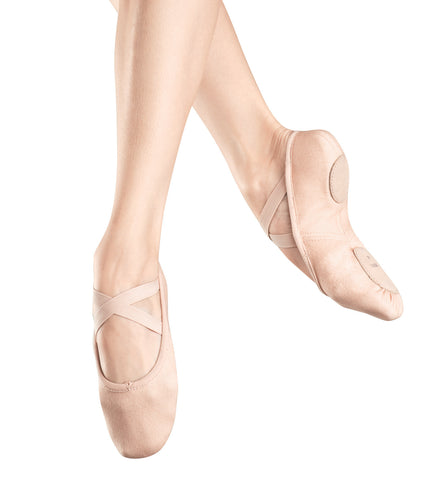 Bloch Adult "Zenith" Stretch Canvas Split-Sole Ballet Slippers for Women