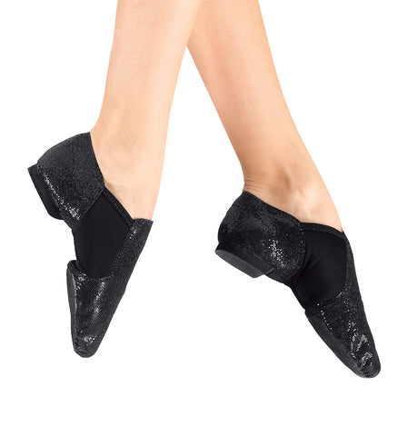 Double Platinum Adult Glitter Jazz Shoes for Women