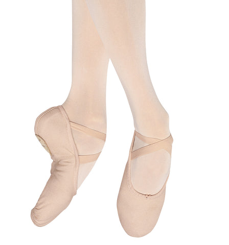 Bloch Adult "Pump" Canvas Split-Sole Ballet Slippers for Women